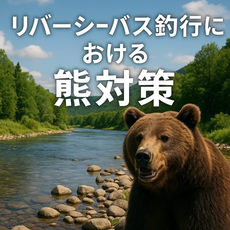 【完全保存版】リバーシーバス釣行における熊対策｜遭遇を避ける心得とおすすめグッズ
