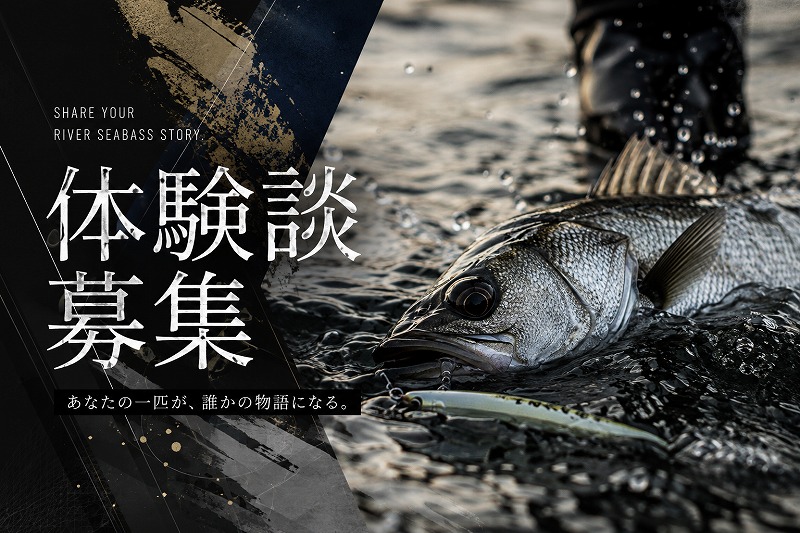 「RIVERIST「思い出のリバーシーバス釣行」体験談を募集します！」のアイキャッチ画像
